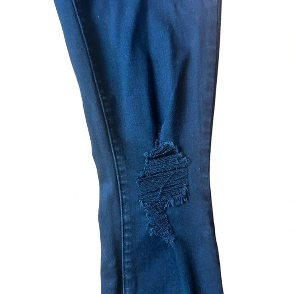 L’agence Slim Jeans Faded Black with Distressed Knees Women’s Size 27 - Picture 6 of 11